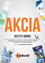 AKCIA GILLETTE+ BONUS