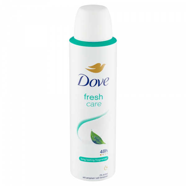 ANTIPERSPIRANT SPREJ DOVE 150ml FRESH CARE DÁMSKY ANTIPERSPIRANT SPREJ DOVE 150ml FRESH CARE DÁMSKY
