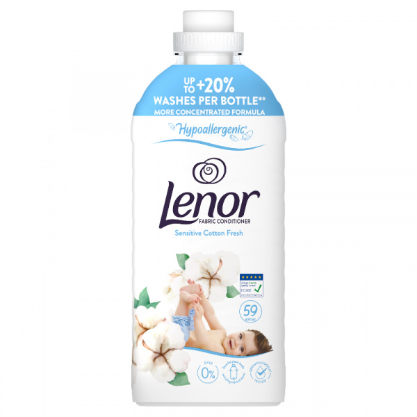 AVIVÁŽ LENOR SENSITIVE COTTON FRESH 1239ml 59PD