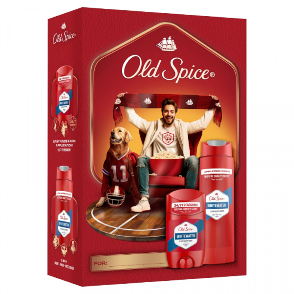 BALÍČEK DARČ. OLD SPICE WHITEWATER DEO STICK 50ml + GÉL SPRCHOVÝ 250ml