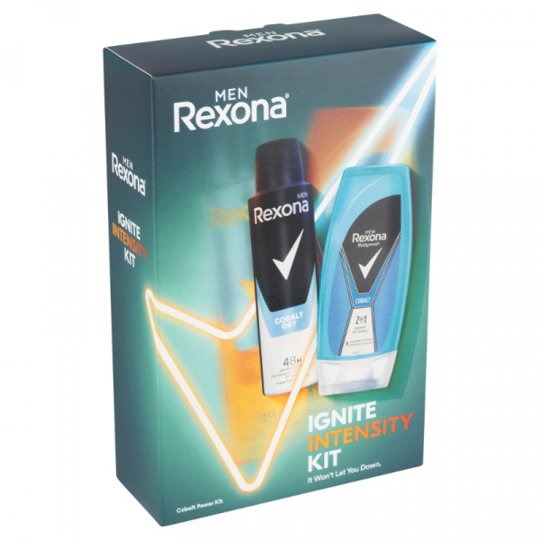 BALÍČEK DARČ. REXONA COBALT /SPRCH. GÉL 2v1 225ml + DEO 150ml/