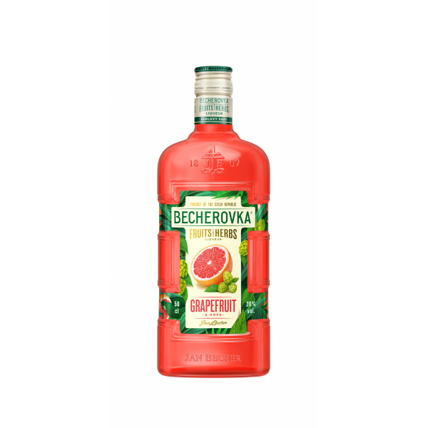 BECHEROVKA GRAPEFRUIT & HOPS 20% 0.5l