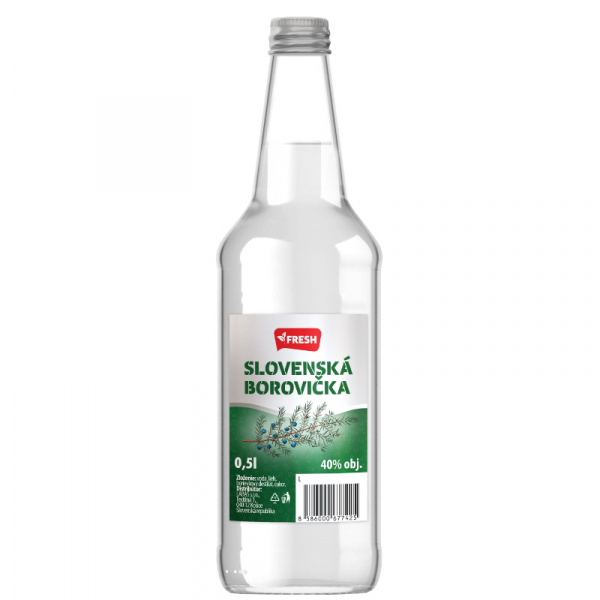 BOROVIČKA 40% 0.5l FRESH