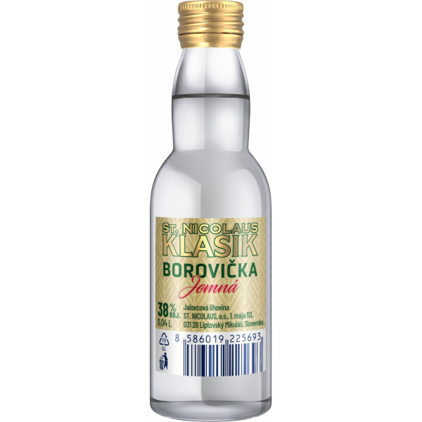 BOROVIČKA SLOVENSKÁ 38% 0.04l KLASIK NICOLAUS