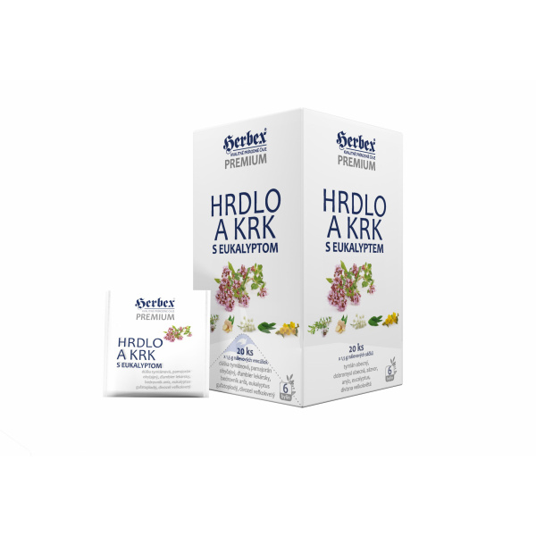 ČAJ BYLINNÝ HRDLO A KRK S EUKALYPTOM 30g HERBEX ČAJ BYLINNÝ HRDLO A KRK S EUKALYPTOM 30g HERBEX