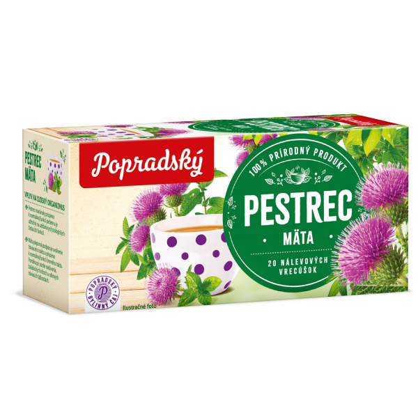 ČAJ BYLINNÝ PESTREC MÄTA 30g POPRAD