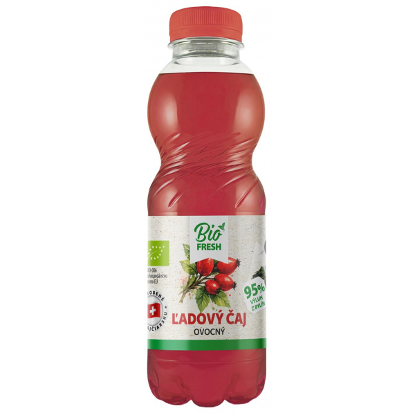 ČAJ ĽADOVÝ BIO OVOCNÝ 0.5l PET FRESH VRATNÝ OBAL