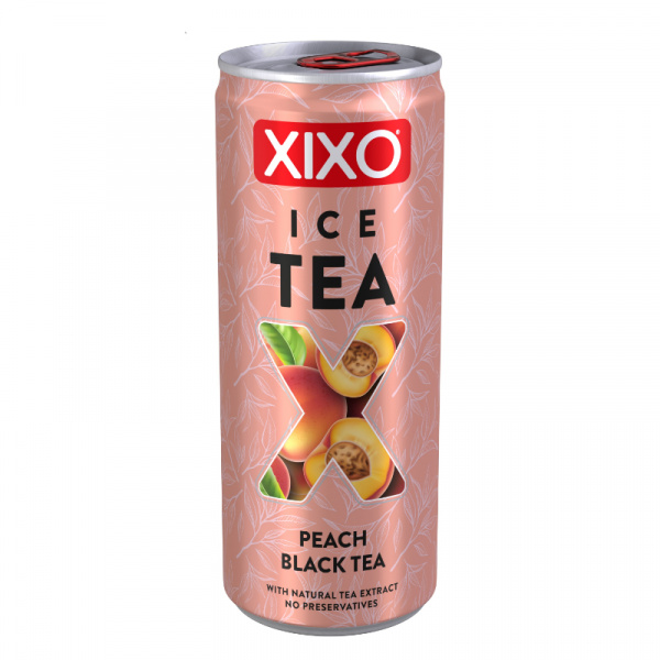 ČAJ ĽADOVÝ XIXO BROSKYŇA 0.25l PLECH VRATNÝ OBAL