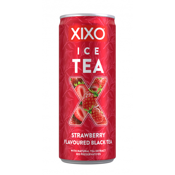 ČAJ ĽADOVÝ XIXO JAHODA 0.25l PLECH VRATNÝ OBAL