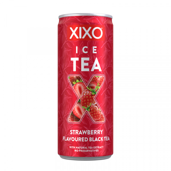 ČAJ ĽADOVÝ XIXO JAHODA 0.25l PLECH VRATNÝ OBAL