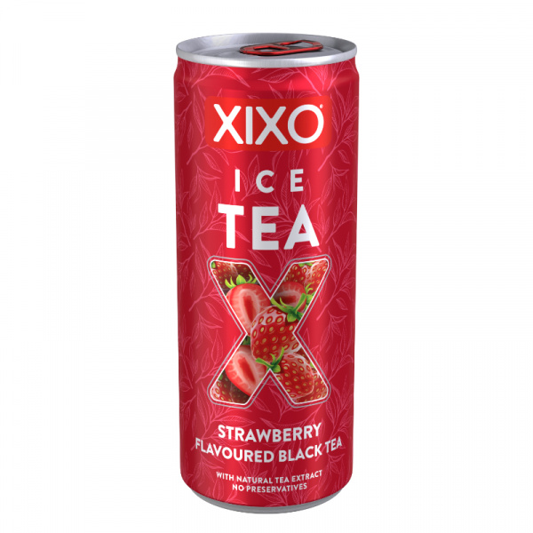 ČAJ ĽADOVÝ XIXO JAHODA 0.25l PLECH VRATNÝ OBAL