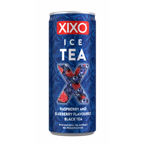 ČAJ ĽADOVÝ XIXO MALINA A ČUČORIEDKA 0.25l PLECH VRATNÝ OBAL