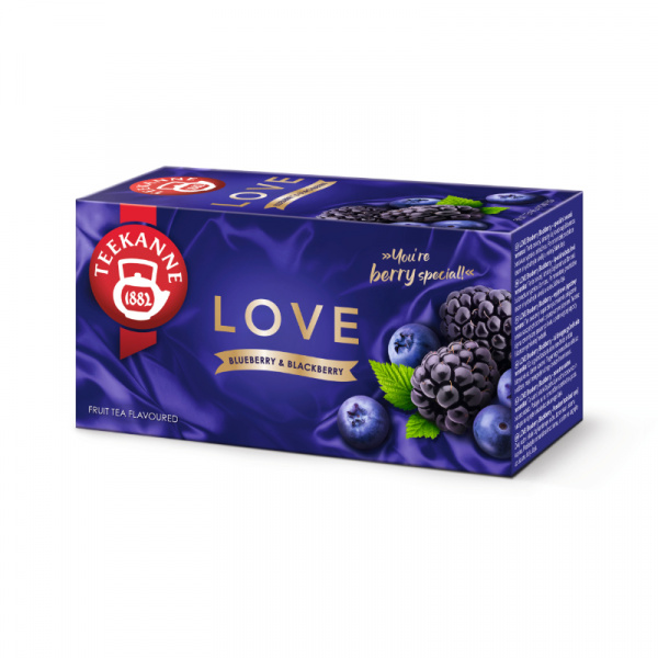 ČAJ OVOCNO-BYLINNÝ LOVE BLUEBERRY BLACKBERRY 45g HB TEEKANNE