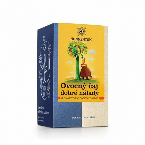 ČAJ OVOCNÝ BIO DOBRÉ NÁLADY 45g SONNENTOR ČAJ OVOCNÝ BIO DOBRÉ NÁLADY 45g SONNENTOR