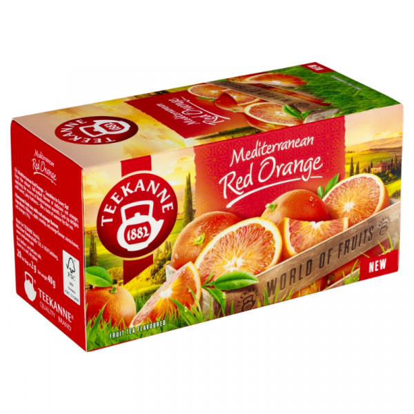 ČAJ OVOCNÝ MEDITERRANEAN RED ORANGE 40g TEEKANNE