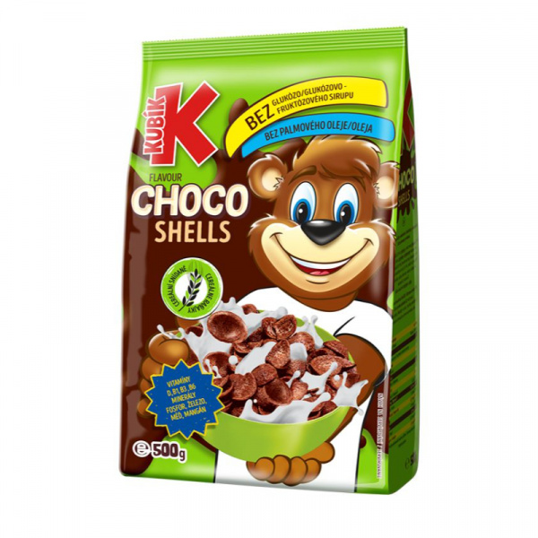 CEREÁLIE KUBÍK CHOCO SHELLS 500g zár. 11.05.2026 CEREÁLIE KUBÍK CHOCO SHELLS 500g zár. 11.05.2026