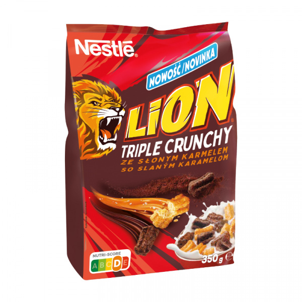 CEREÁLIE LION TRIPLE CRUNCHY 350g SÁČOK NESTLÉ
