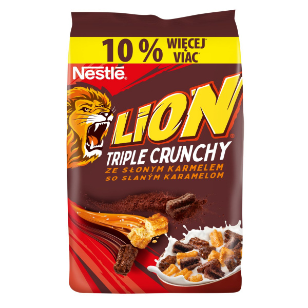 CEREÁLIE LION TRIPLE CRUNCHY 385g SÁČOK NESTLÉ