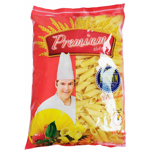 CESTOVINY  BEZVAJEČNÉ 400g PREMIUM