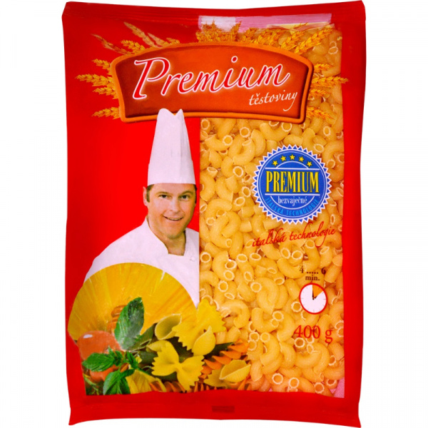 CESTOVINY KOLIENKA BEZVAJEČNÉ MALÉ 400g PREMIUM