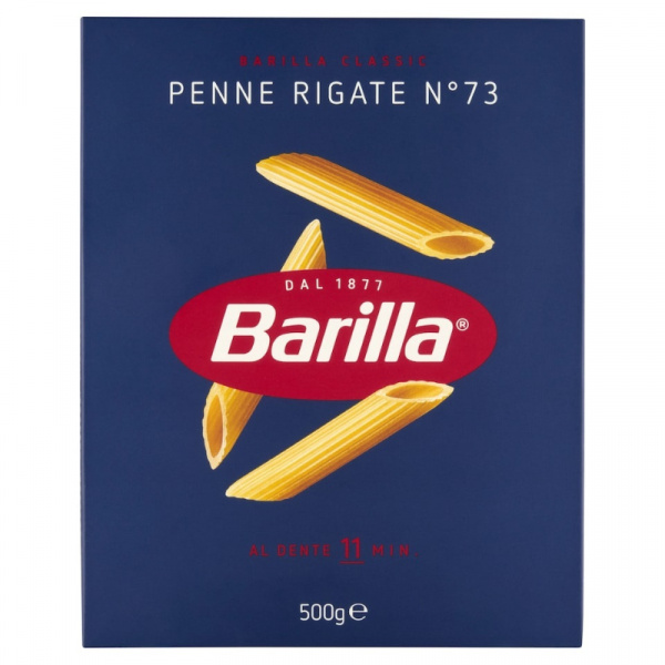CESTOVINY PENNE RIGATE 500g SEMOLINOVÉ BARILLA