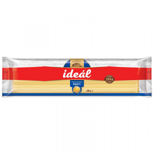 CESTOVINY ŠPAGETY VAJEČNÉ 400g IDEÁL 2-VAJEČNÉ