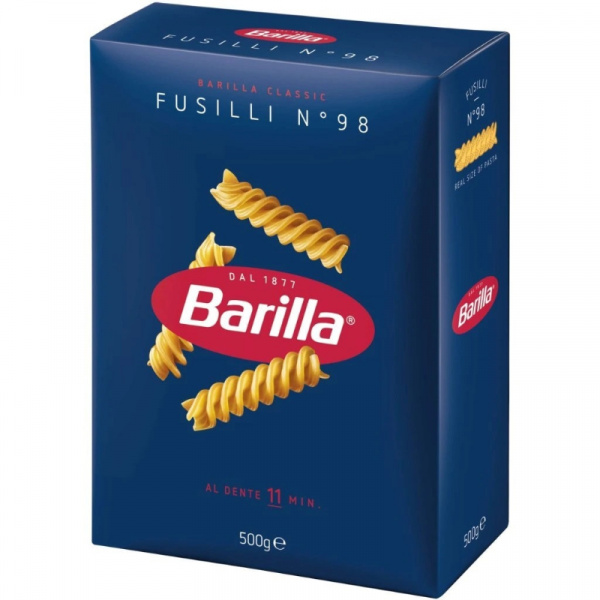 CESTOVINY VRETENÁ FUSILLI 500g SEMOLINOVÉ BARILLA