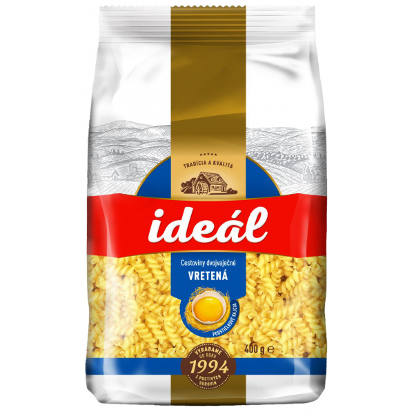 CESTOVINY VRETENÁ VAJEČNÉ TORTI 400g IDEÁL 2-VAJEČNÉ