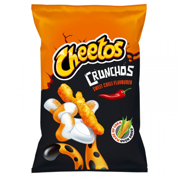 CHEETOS CRUNCHOS SWEET CHILLI 80g CHEETOS CRUNCHOS SWEET CHILLI 80g