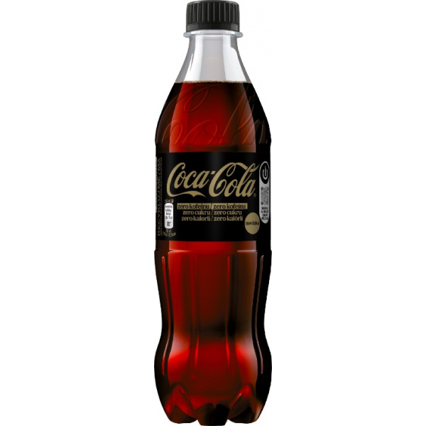 COCA COLA ZERO CAFFEINE FREE 0.5l PET VRATNÝ OBAL COCA COLA ZERO CAFFEINE FREE 0.5l PET VRATNÝ OBAL