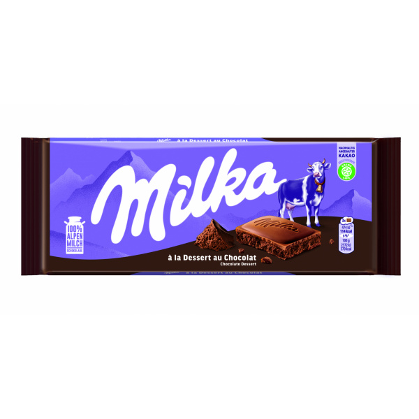 ČOKOLÁDA MILKA  100g, CHOCOLATE DESSERT