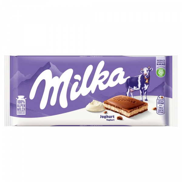 ČOKOLÁDA MILKA  100g, JOGURT