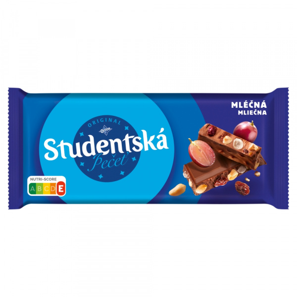 ČOKOLÁDA ŠTUDENTSKÁ PEČAŤ MLIEČNA 170g