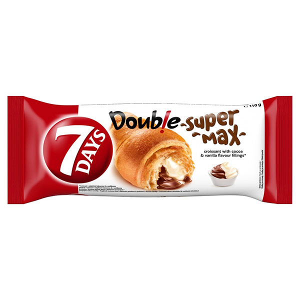 CROISSANT 7 DAYS DOUBLE SUPER MAX KAKAO&VANILKA 110g