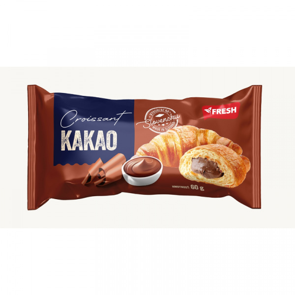 CROISSANT S KAKAOVOU NÁPLŇOU 60g FRESH 