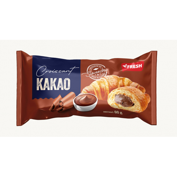 CROISSANT S KAKAOVOU NÁPLŇOU 60g FRESH 