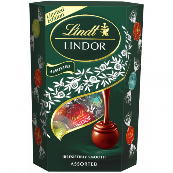 DEZERT LINDOR ASSORTED DARK GREEN 200g LINDT DEZERT LINDOR ASSORTED DARK GREEN 200g LINDT