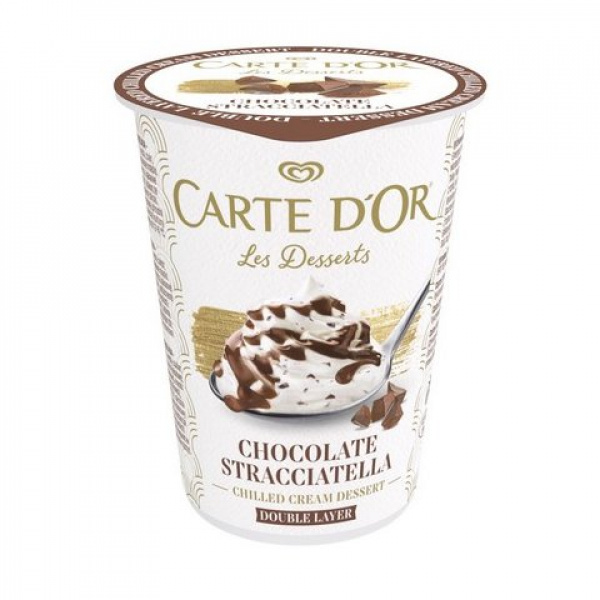 DEZERT Z KYSLEJ SMOTANY CARTE D’OR ČOKOLÁDA-STRACCIATELLA 140g OLMA DEZERT Z KYSLEJ SMOTANY CARTE D’OR ČOKOLÁDA-STRACCIATELLA 140g OLMA