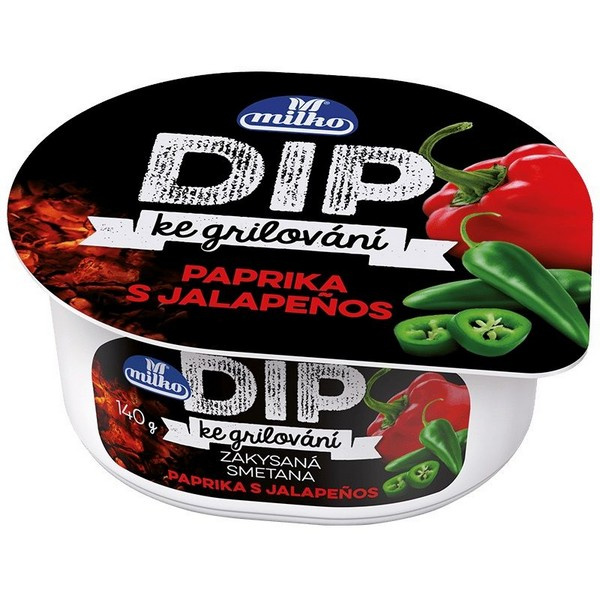 DIP KYSLÁ SMOTANA PAPRIKA S JALAPEŇOS 140g DIP KYSLÁ SMOTANA PAPRIKA S JALAPEŇOS 140g
