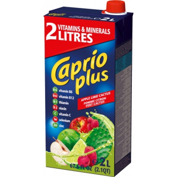 DŽÚS JABLKO-LIMETKA-KAKTUS 2l CAPRIO PLUS DŽÚS JABLKO-LIMETKA-KAKTUS 2l CAPRIO PLUS