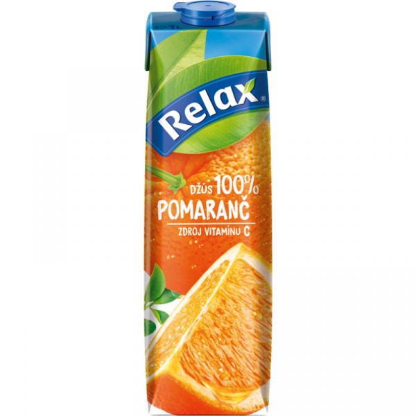 DŽÚS POMARANČ 100% 1l RELAX