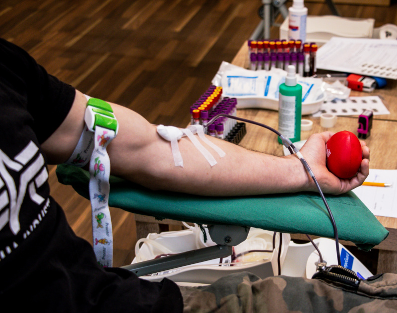 Prvé tohtoročné darovanie krvi Prvé tohtoročné darovanie krvi