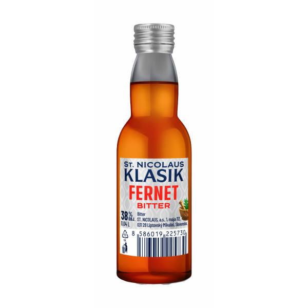 FERNET BITTER 38% 0.04l KLASIK NICOLAUS