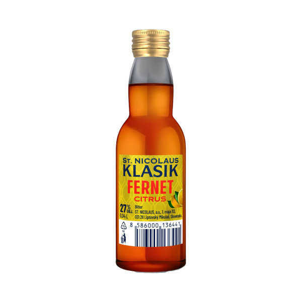 FERNET CITRUS 27% 0.04l KLASIK NICOLAUS