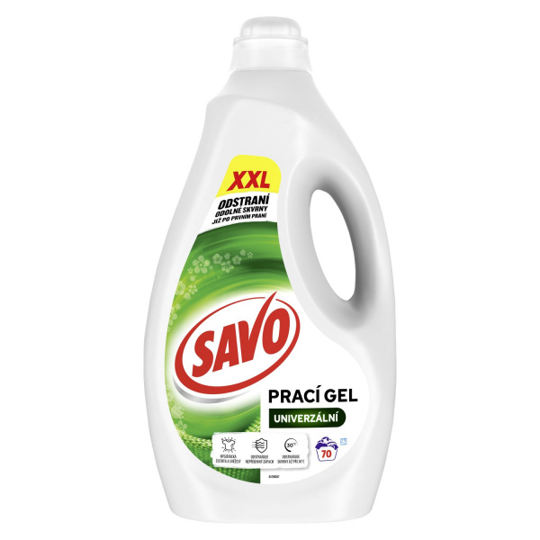 GÉL PRACÍ SAVO UNIVERZÁL 3605ml 70PD GÉL PRACÍ SAVO UNIVERZÁL 3605ml 70PD