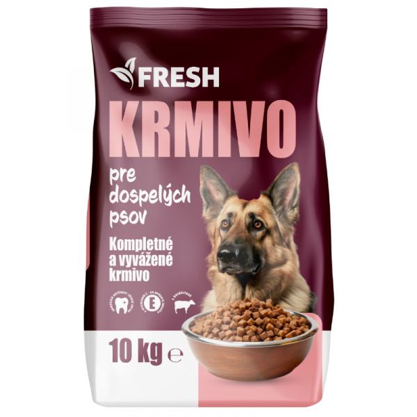 GRANULE PES HOVÄDZIE 10kg FRESH