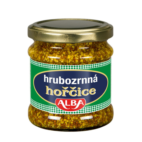HORČICA NEMLETÁ HRUBOZRNÁ 180g AVITA HORČICA NEMLETÁ HRUBOZRNÁ 180g AVITA