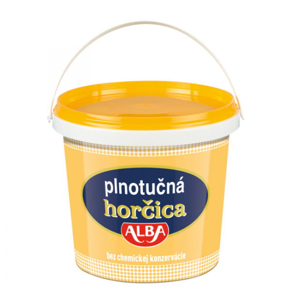 HORČICA PLNOTUČNÁ 950g VEDRO ALBA PLUS