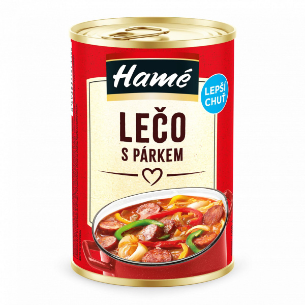 HOTOVÉ JEDLO LEČO S PÁRKOM 400g HAMÉ