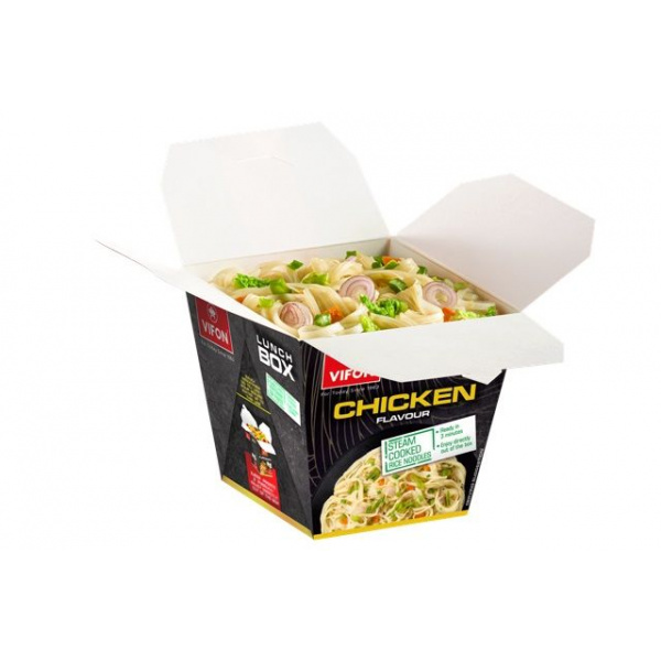 JEDLO INSTANTNÉ LUNCH BOX RYŽOVÉ REZANCE A KURACIA PRÍCHUŤ 85g VIFON JEDLO INSTANTNÉ LUNCH BOX RYŽOVÉ REZANCE A KURACIA PRÍCHUŤ 85g VIFON